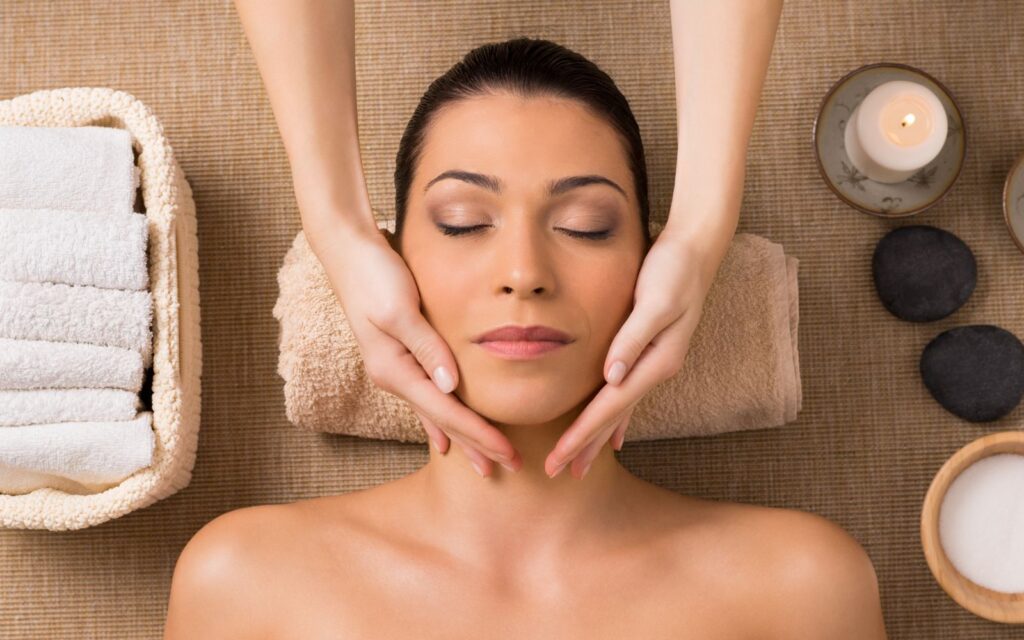 Massoterapia viso